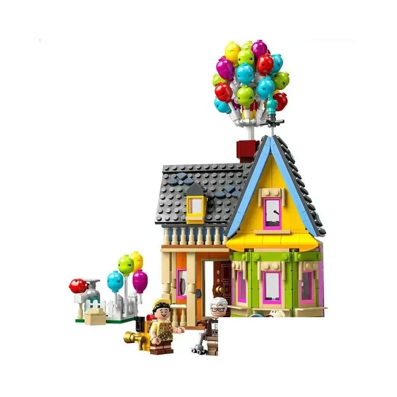 Blocks City Expert Flying Balloon Up House Compatible 43217 Tensegrity Scptures Modar Building Bricks Friends Toy For Kids Drop Deliv Dhpew