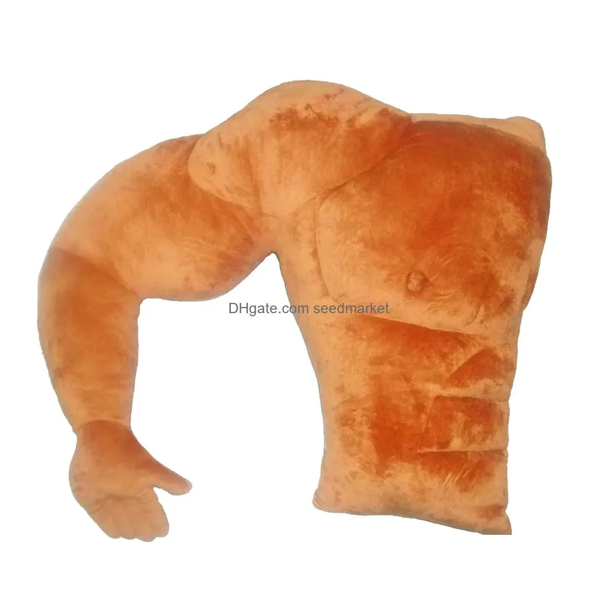 soft pillows muscular boyfriend arm shape back cushion large comfort bed pillow warm pillow birthday gift for girlfriend5160715