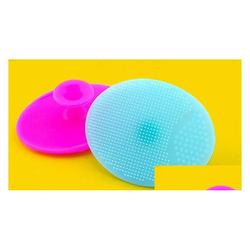 Other Makeup Sile Wash Pad Blackhead Face Exfoliating Cleansing Brushes Facial Skin Care Brush Beauty Makeup Tool Drop Delivery Health Dhpce