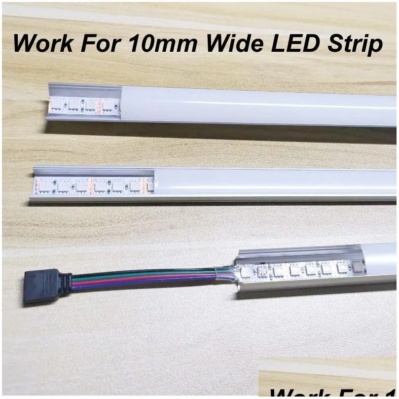 16x16mm led aluminum channel system cover v shape, led strip light diffuser track with white end caps and mounting clips accessories,aluminum profile