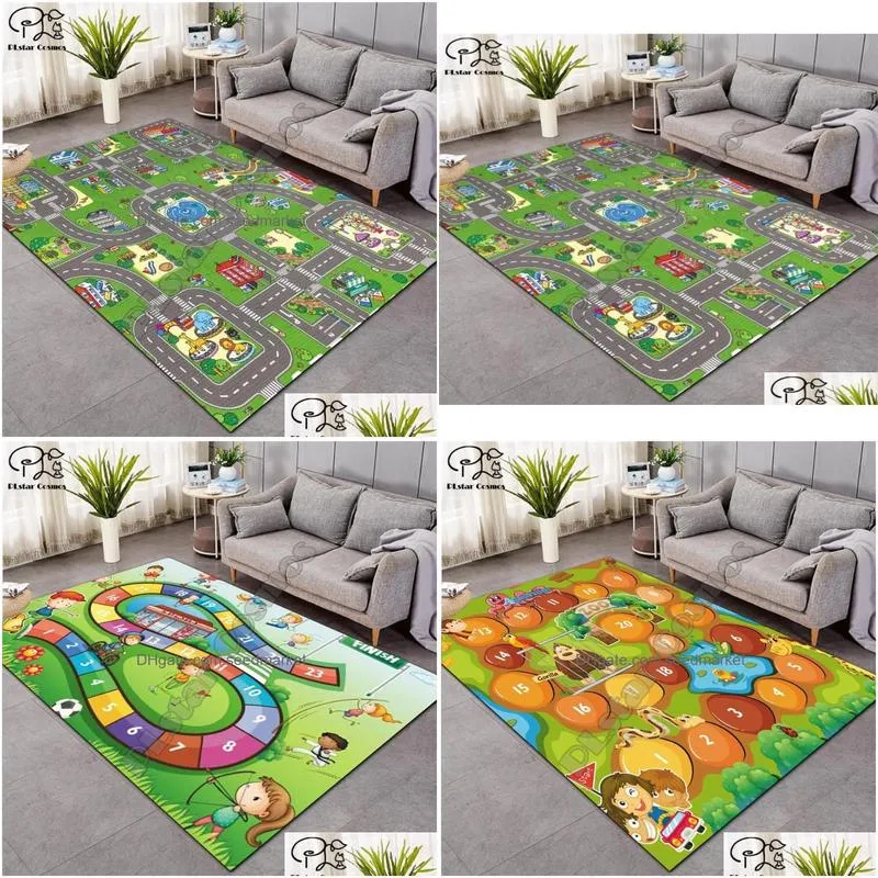 fantasy fairy cartoon kids play mat board game large carpet for living room cartoon planet rugs maze princess style42021668