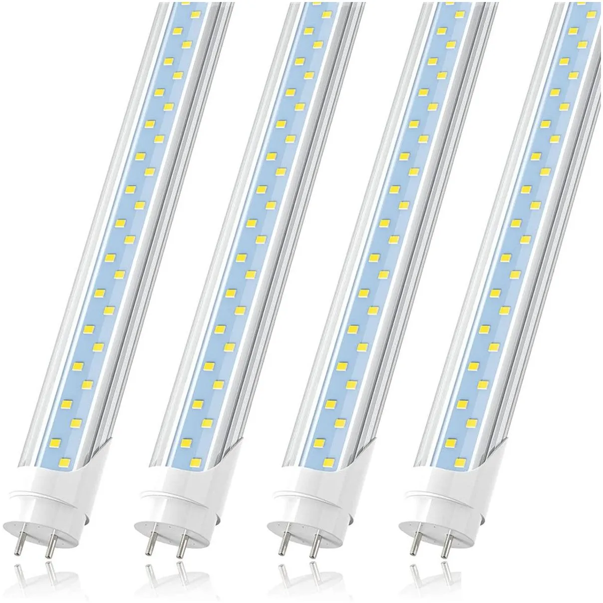 Led Tubes Stock In Us 4Ft Led Tube 28W Dural Row Warm Cool White 1200Mm 1.2M Smd2835 192Pcs Super Bright Fluorescent Bbs Ac85-265V Dro Dhian