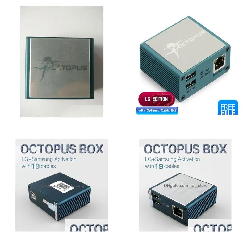 whole original octopus box full activated for lg and for samsung 19 cables including optimus cable set unlock flash repair t1859749