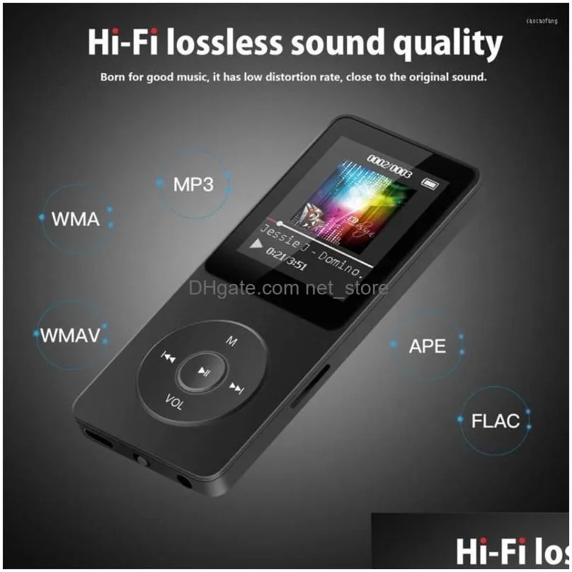 mini mp3 player mp4 recording pen fm radio multi-functional electronic memory card speaker with charging line headphones