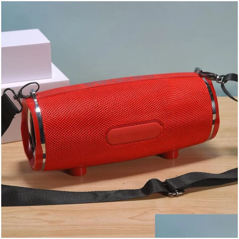 Portable Speakers Tg189 Portable Speaker Bluetooth Speakers Tws Wireless Sound System Hifi Stereo Surround Outdoor Loudspeaker Shoder Dhpgz