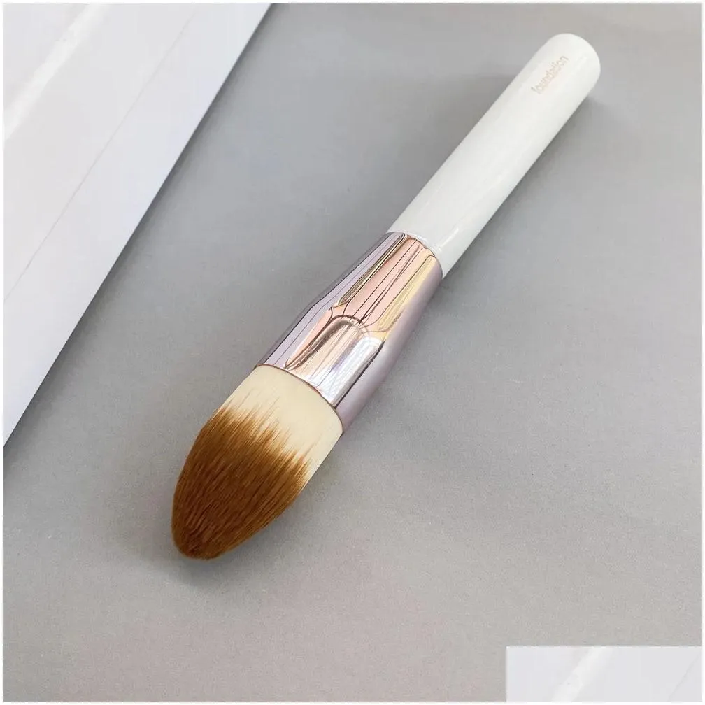 LM The Powder Foundation Makeup Brushes - Soft Synthetic Hair Large Powder Flawless Finish Cream Liquid Cosmetics Brushes Beauty Tools