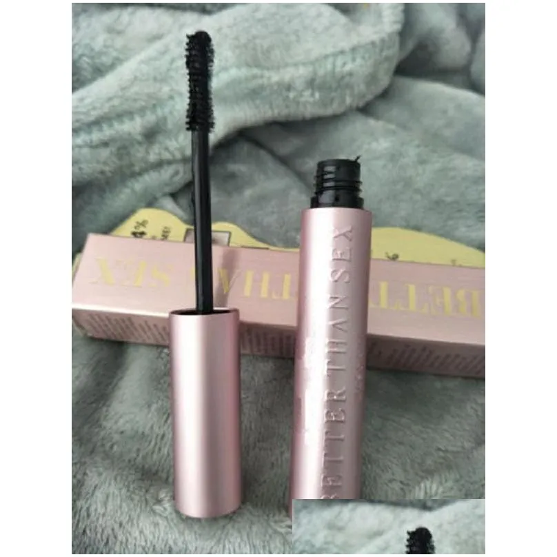 Better Than Sex Mascara Black Waterproof Creamy Eye Lash Natural Curling & Lengthening Mascaras Eyelash Extension Eyes Brighten Makeup Wholesaling Free