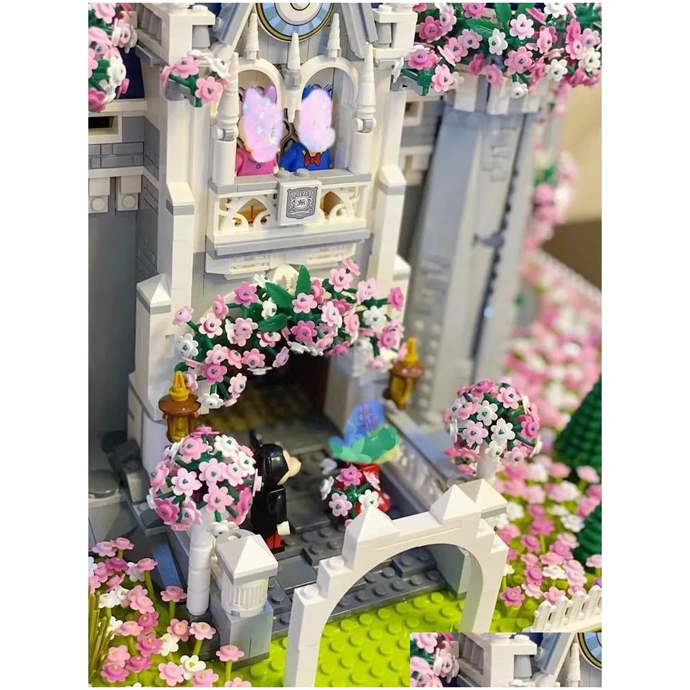 Model Building Kits Castle Brick Girl Toy Princess Build Block Lepin Architecture Hogwarts Building Blocks Fantasy Technic Figure Drop Dhsyg