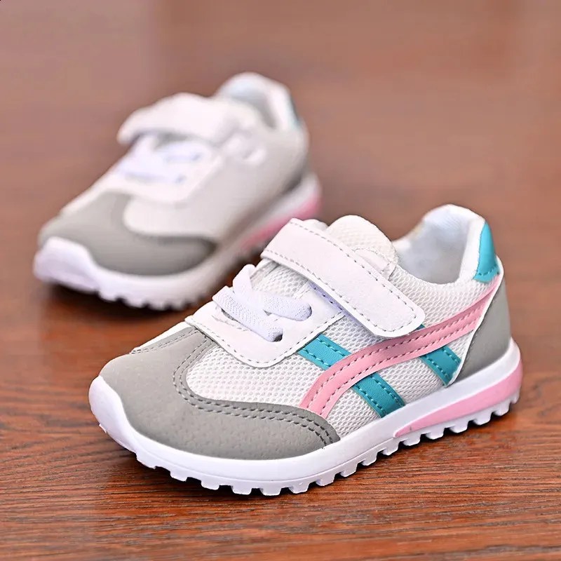 Four Seasons Childrens Sneakers Kids Shoes soft sole nonslip Casual Student Running Fashion Breathable baby shoe 240307