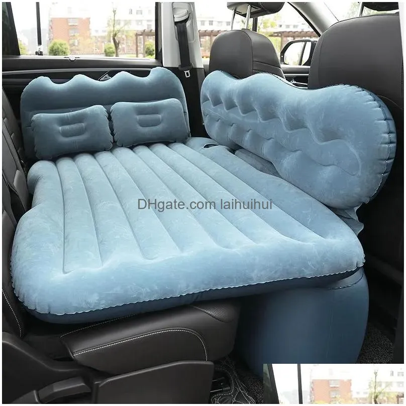 other interior accessories car travelling bed mattress automobile rear flocking inflatable camp sofa sleeping mat blow up for kids