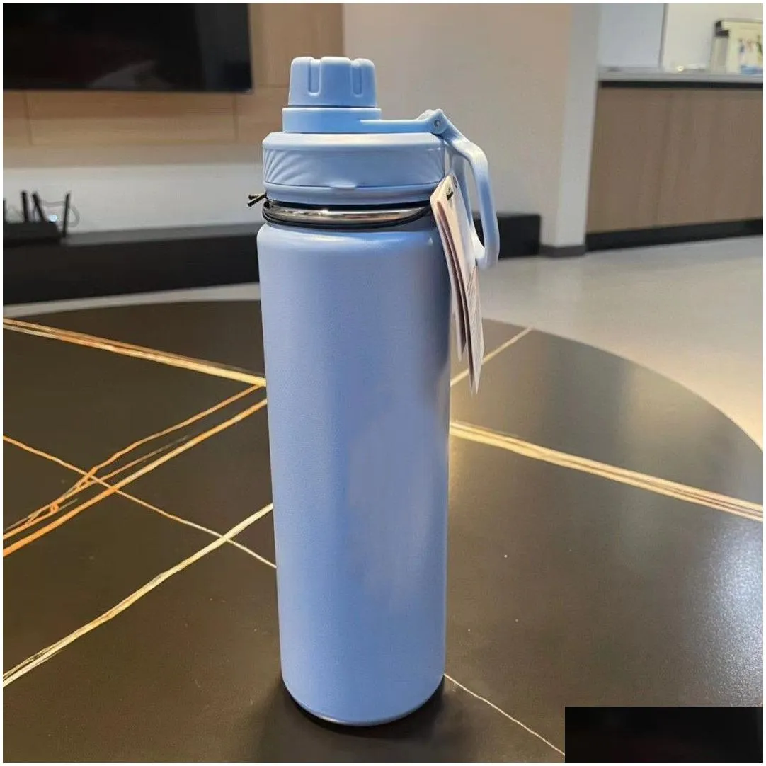 ll logo designer stainless steel thermos:water bottles 710ml insulated cup stainless steel pure vacuum portable leakproof outdoor yoga & sports