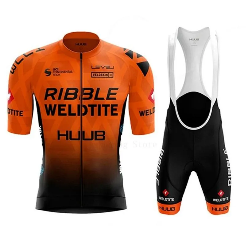 huub ribble weldtite cycling tean jersey 2021 summer short sleeves cycling clothing breathable mtb maillot ciclismo hombre suit