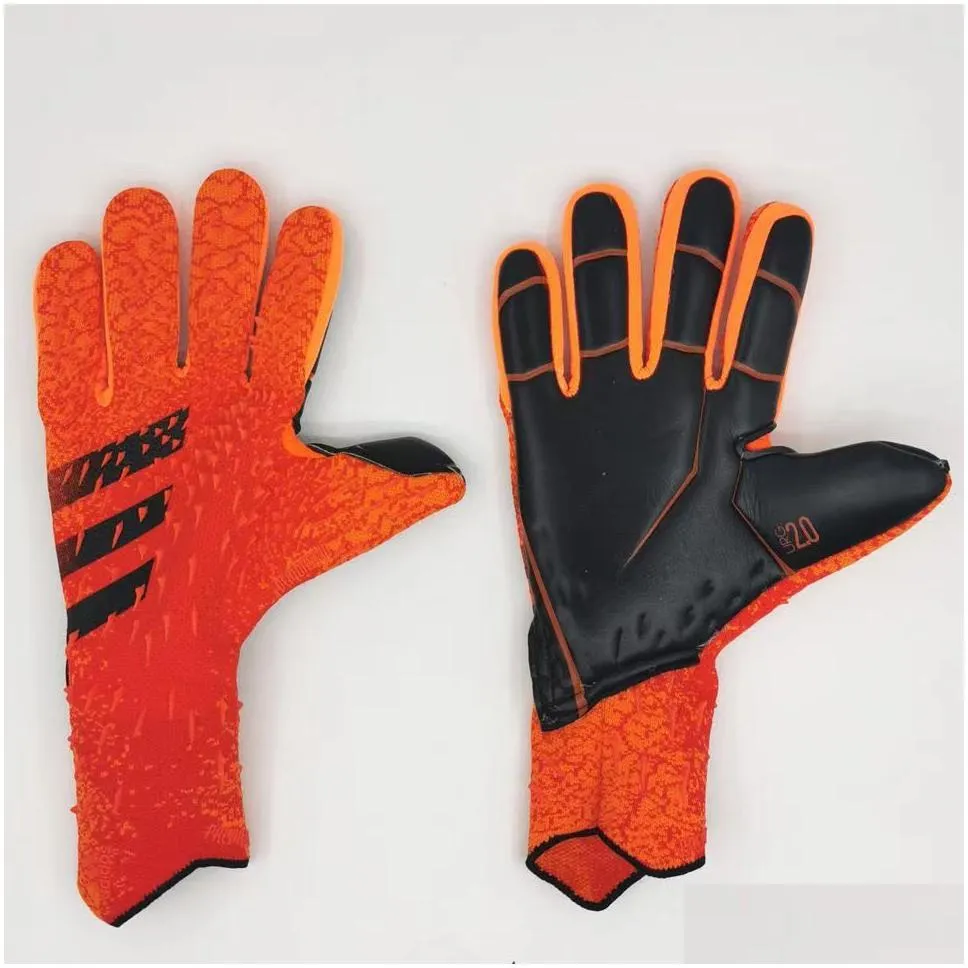 sport soccer goalie goalkeeper gloves for kids boys children college mens football gloves with strong grips palms kits
