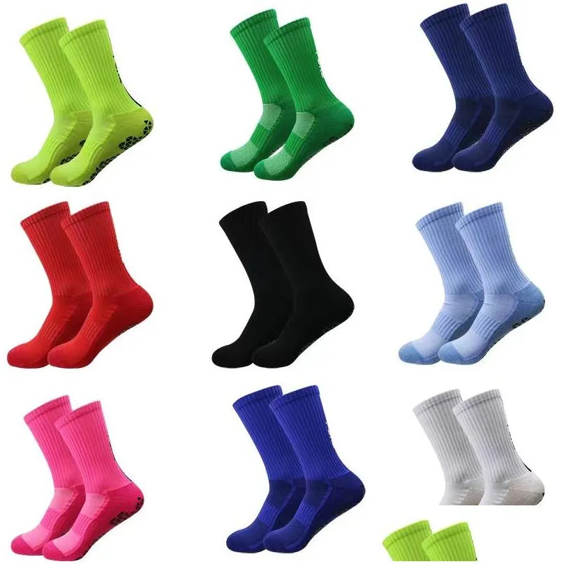 new anti-slip football socks men women non-slip soccer basketball tennis sport socks grip cycling riding sock