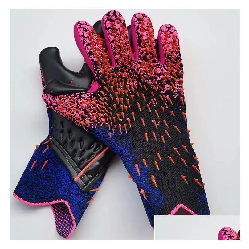 sport soccer goalie goalkeeper gloves for kids boys children college mens football gloves with strong grips palms kits