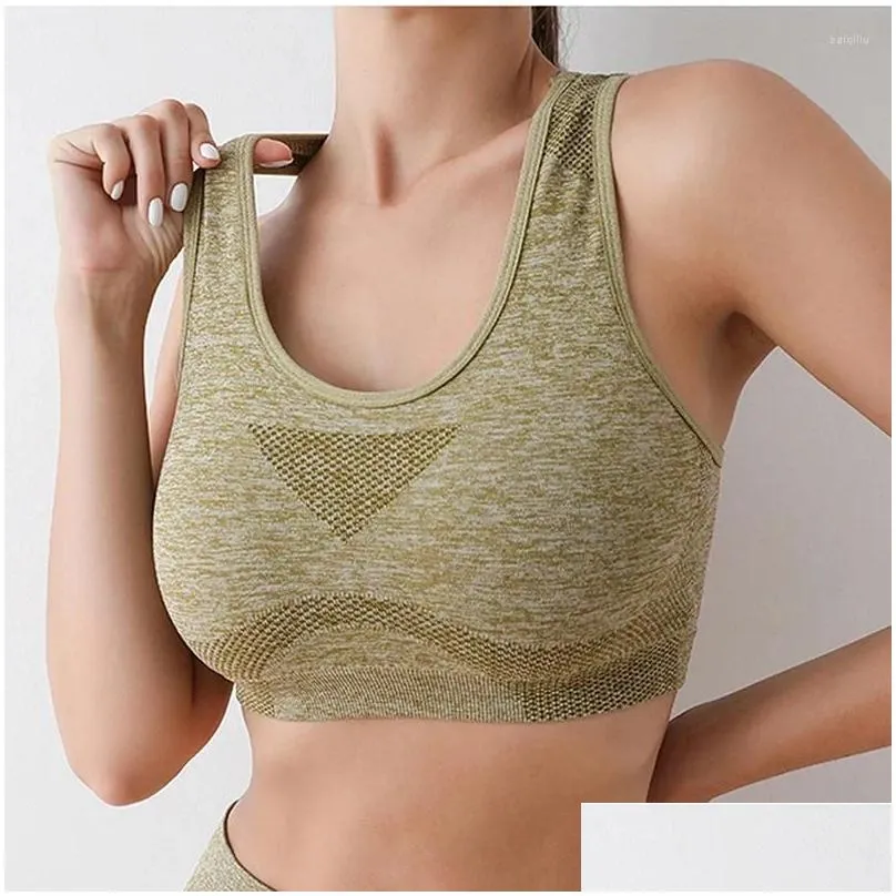 yoga outfit sexy sports bras seamless women fitness vest top wireless underwear shockproof bra quick dry brassiere gym brasier