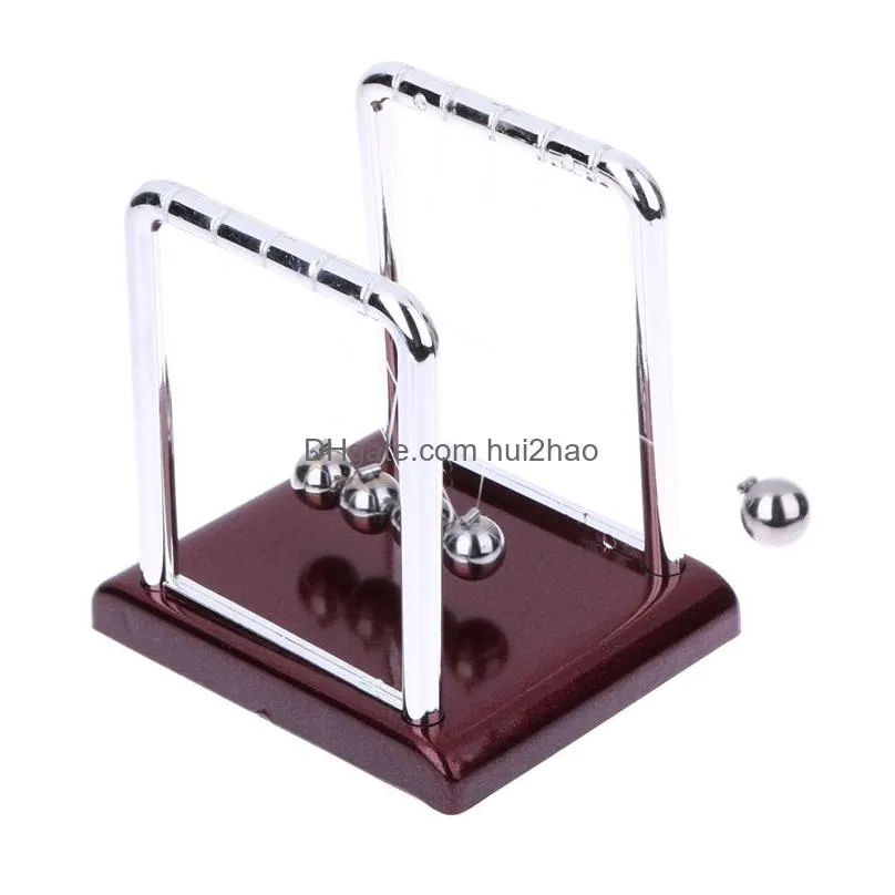  design early fun development educational desk toy gift tons cradle steel balance ball physics science pendulum176q