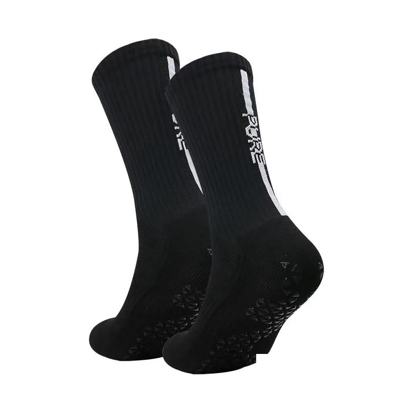 new anti-slip football socks men women non-slip soccer basketball tennis sport socks grip cycling riding sock