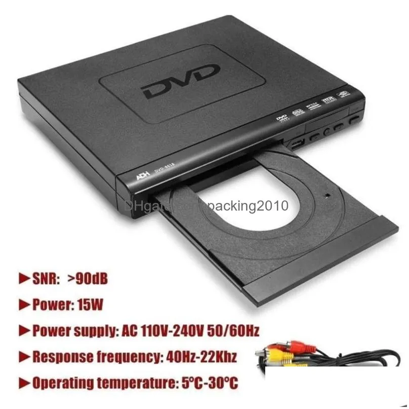 Home Mini DVD Player DVD CDDisc Player for TV with H DMI AV Output Cables 240229