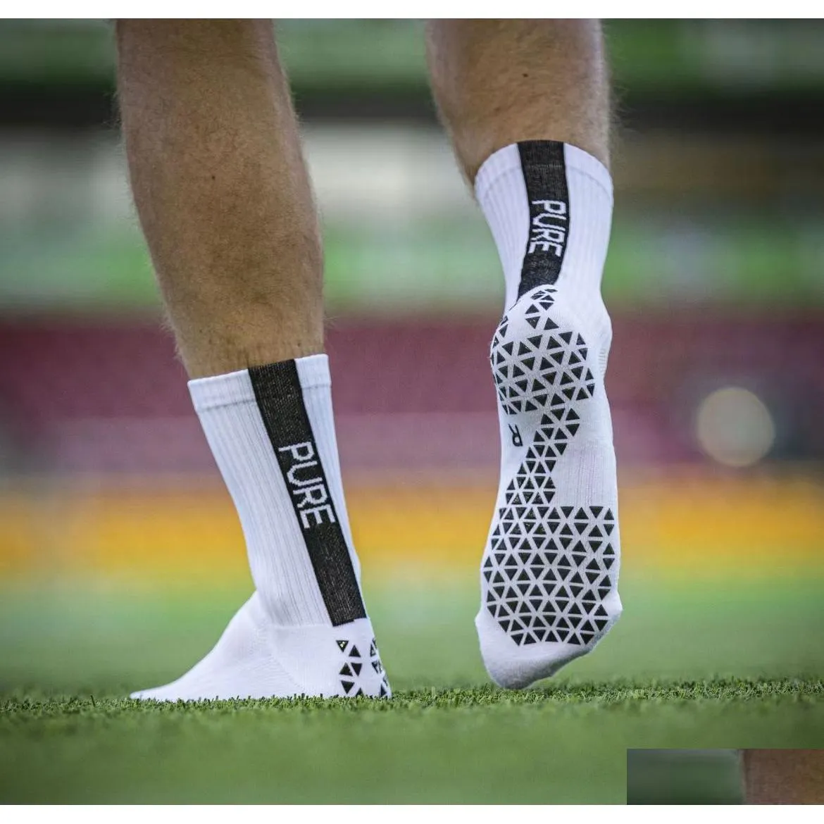 new anti-slip football socks men women non-slip soccer basketball tennis sport socks grip cycling riding sock