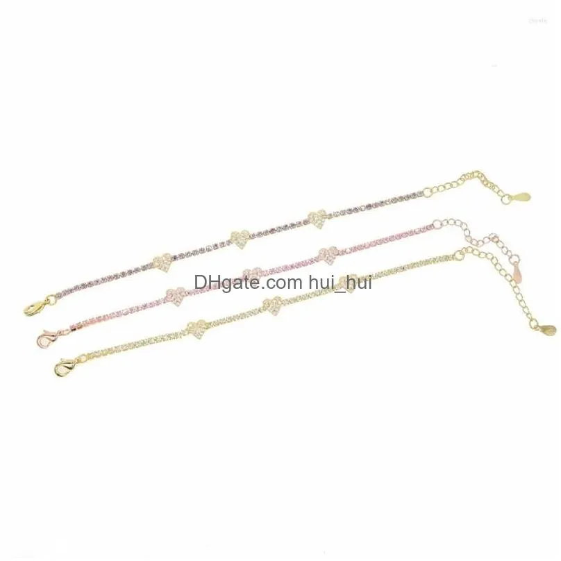 bangle minimal delicate jewelry white purple pink thin tennis cz chain pastel colorful elegance women gold filled lover gift bracelet