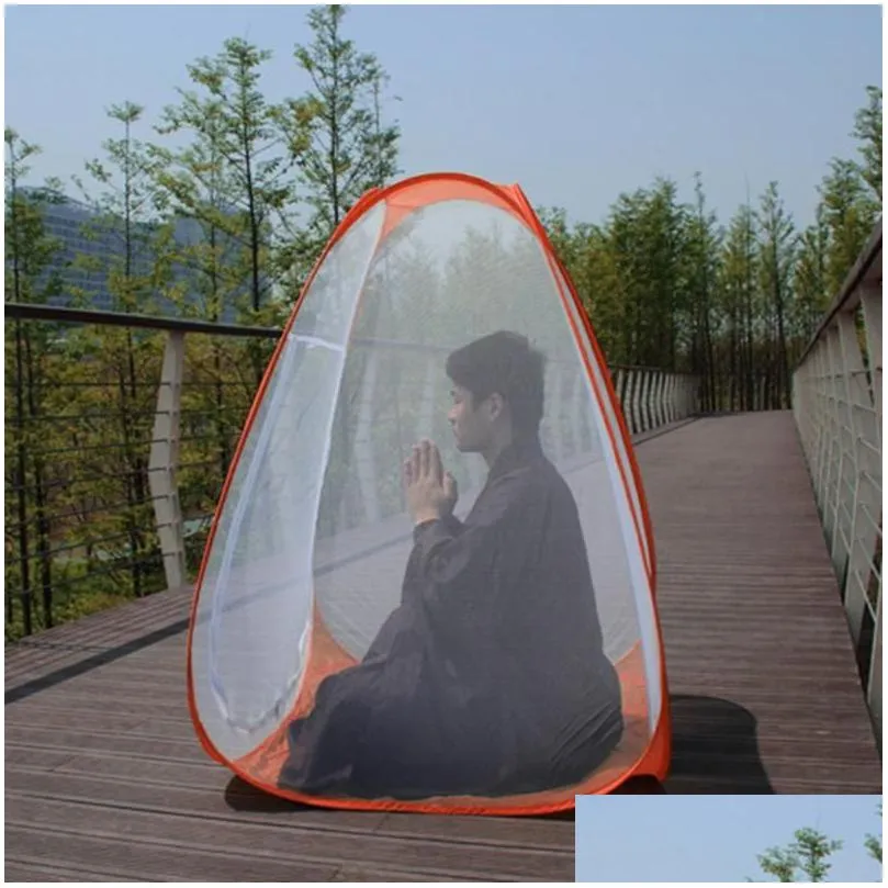 buddhist meditation tent single mosquito net temples sitin standing shelter cabana quick folding outdoor camping tents and s6399142