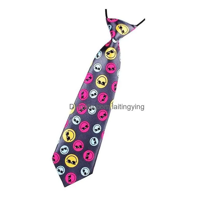ties kids necktie adjustable elastic neck tie the baby accessories printed mti styles mixed drop delivery maternity dhfl5