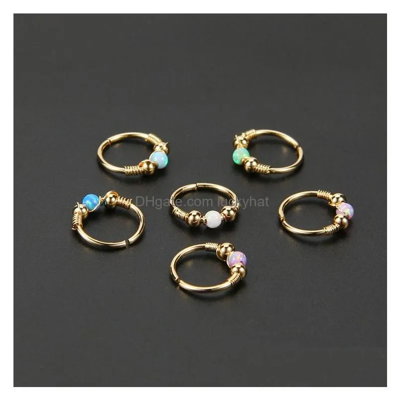 high-quality Stainless Steel nose ring, Lip ring, nose nail, treasure puncture jewelry, Europe and the United States popular
