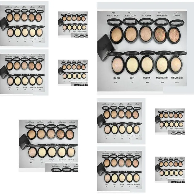 2018 high quality makeup mineralize skinfinish poudre de finition 10g 10 different color5pcslot4258920