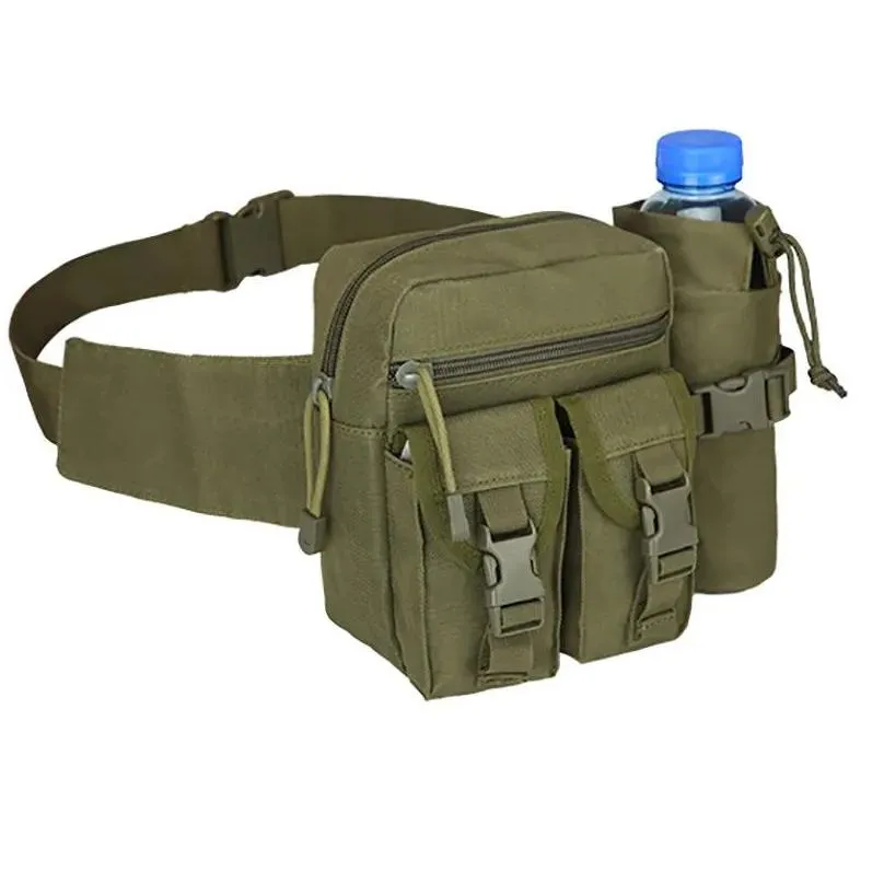 outdoor bags military waist fanny pack utility tactical men bag fishing pouch camping hiking climb hip bum belt bottle