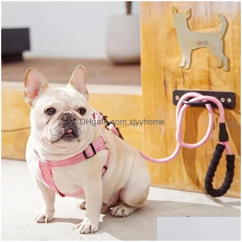 Dog Collars Adjustable Pet Harness Vest Comfortable Padded Handle Design For Supplies Easy Control