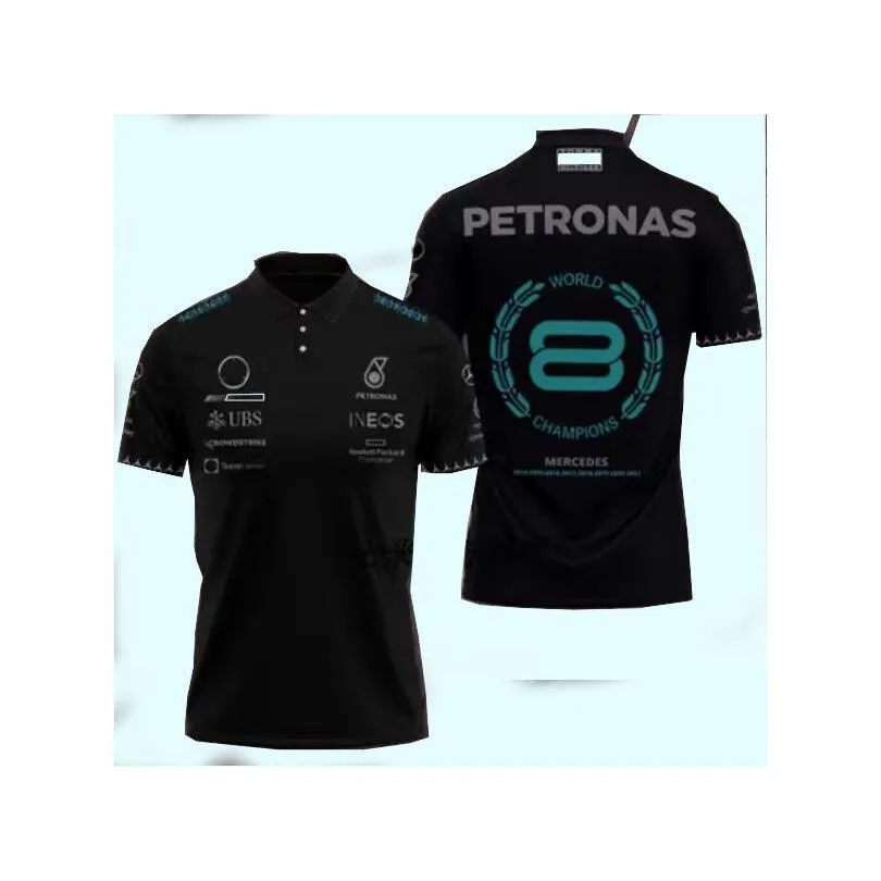 F1 Formula One racing polo suit summer team short-sleeved T-shirt same custom