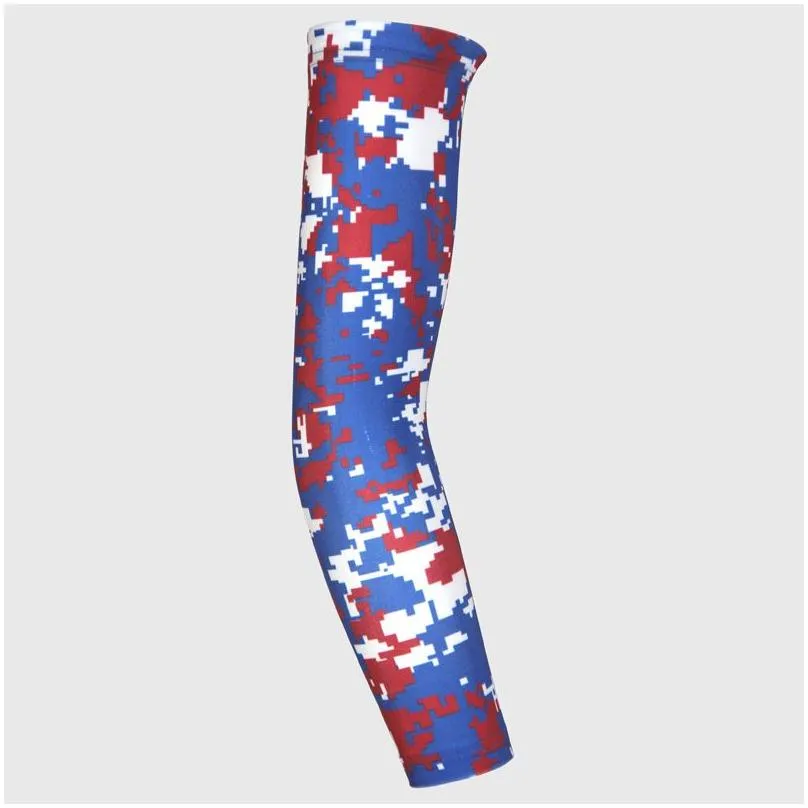 2020 for cancer ribbon arm sleeve baseball stitching royal sports arm sleeve basketball baseball football camo 138 colors