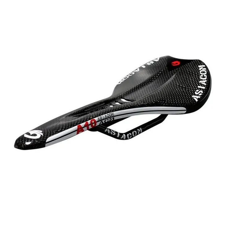 new ultra light hollowed cushion 3k full carbon fiber bicycle saddle cushion mountain road bike saddle bicycle parts