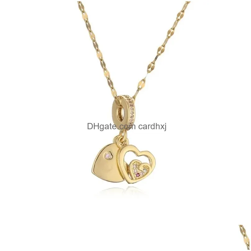 Pendant Necklaces Elegant Zirconia Necklace Camera Chain Fashion Jewelry