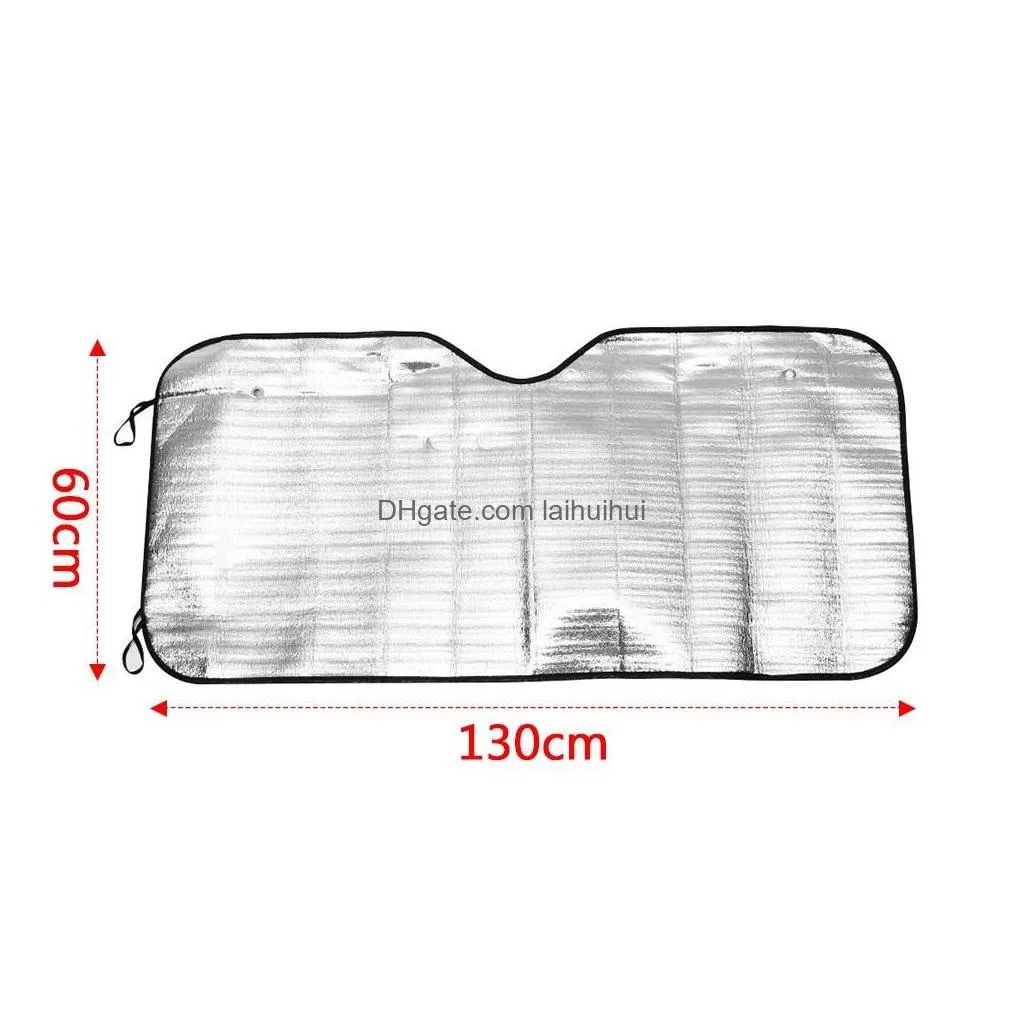 car sunshade applied foldable windshield visor er block front rear window protect film sunsn drop delivery automobiles motorcycles int