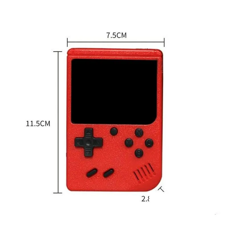 400 in 1 Portable Handheld video Game Console Retro 8 bit Mini Game Players AV Game player Color LCD Kids Gift