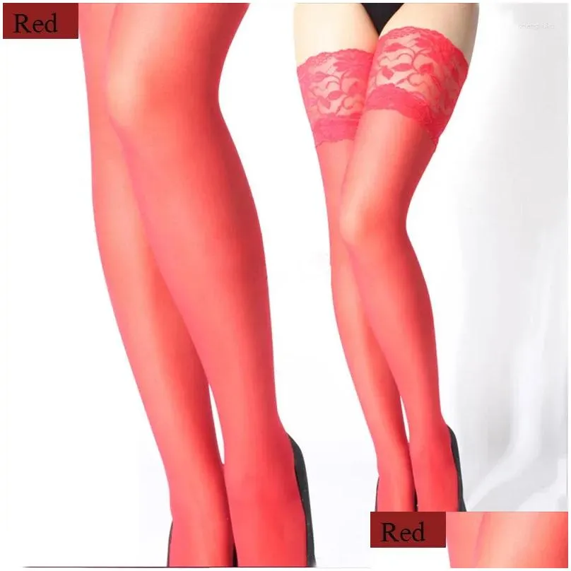 women socks sexy lingerie stockings lace fashion summer female thigh high sheer lolita lady pantyhose knee