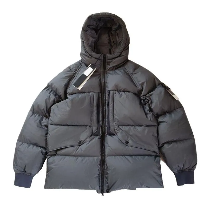 topstoney men`s coat thickened hooded down jacket autumn and winter trend joker minimalist men`s casual jacket warm jackets winter outwear male puffer jackets