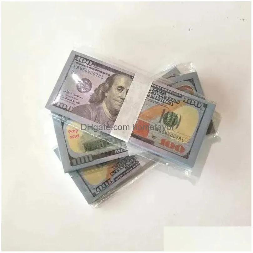 fake wholesale quality money counting home 20 dollor kids video for movie film prop 023 decoration nnxor