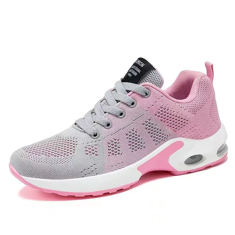 Breathable Designer Women Running Shoes Lightweight Anti-slip Female Sports Shoes Outdoor Soft Women's Sneakers Lace Up Fashion Tennis woman lady Hiking shoes 813