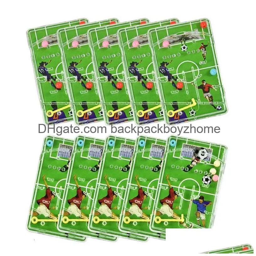 other event party supplies 10pcs football maze game early educational toy for kids birthday party decoration favors boys girls soccer toy gift bag giveaway