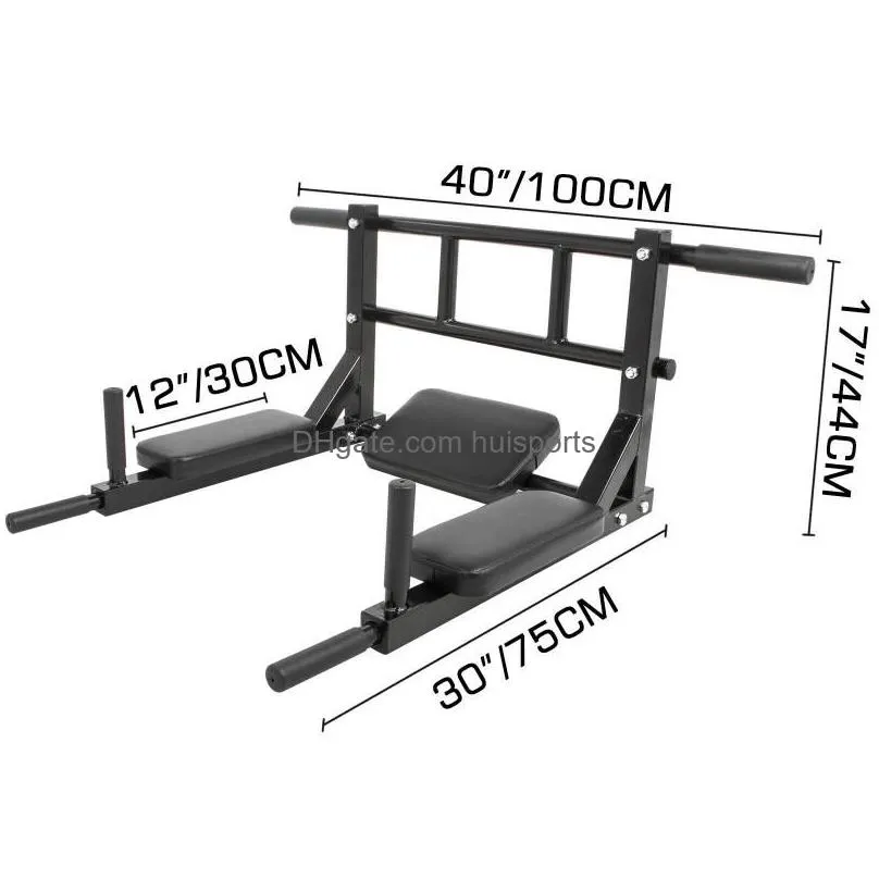 wall mounted pull up bar power tower multi-grip dip stand chin exercise gyms horizontal barshorizontal bars