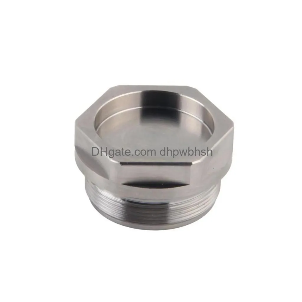 titanium screw caps thread adapter 1.375x24 fitting adpater 1/2x28 5/8x24 for 10inch kits drop delivery