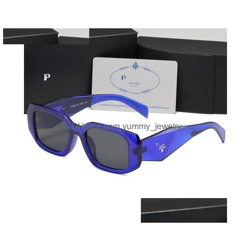 Sunglasses Designer Classic Eyeglasses Goggle Outdoor Beach Sun Glasses For Man Woman Mix Color Optional Triangar Signatur Drop Deli Dhjlf