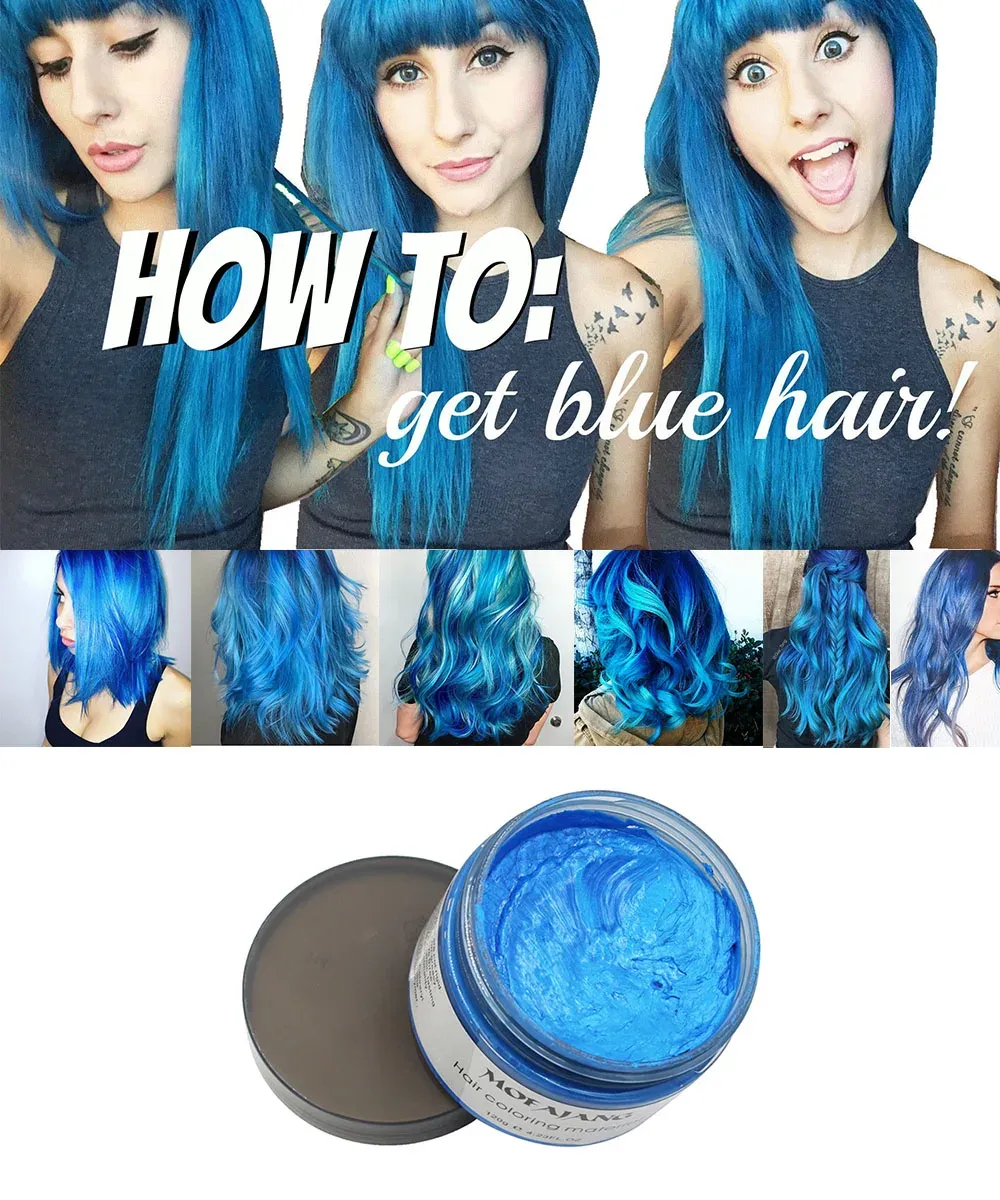 Blue hair wax1 3