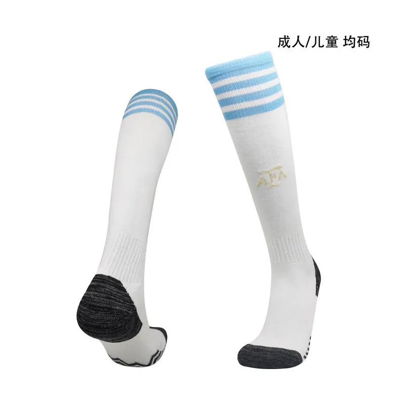 Sports Socks Soccer For Kids And Adt Football Stocking Over Knee Stripes Long Tube Absorbent Sweat Anti Slip Sock Drop Delivery Outdoo Dhkpc