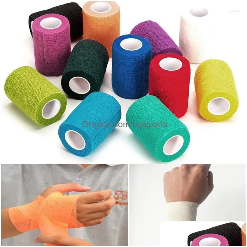 waist support a4.5m 5cm fitness weightlifting self adhesive ankle finger muscles care elastic bandage dressing tape wrist