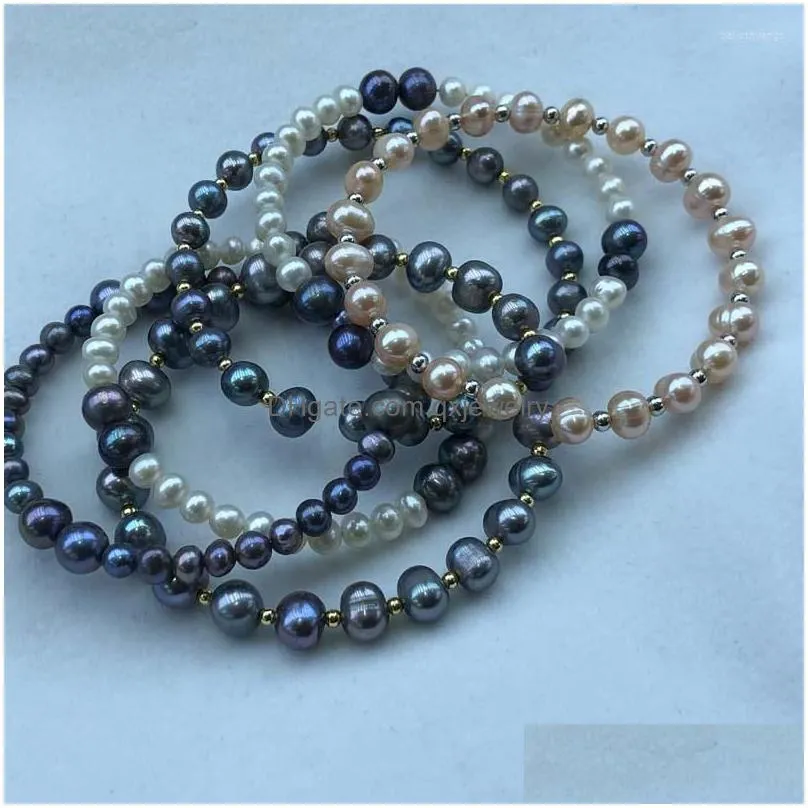 Strand Wholesale 25 PCS Mixed Style Genuine Pearl Bracelets For Party Gifts