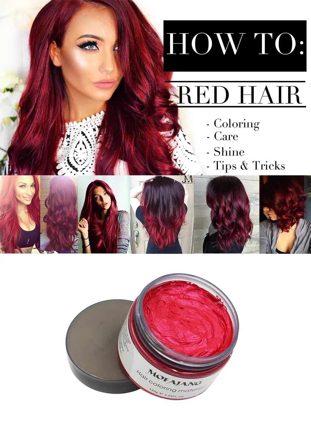 Red hair wax 13